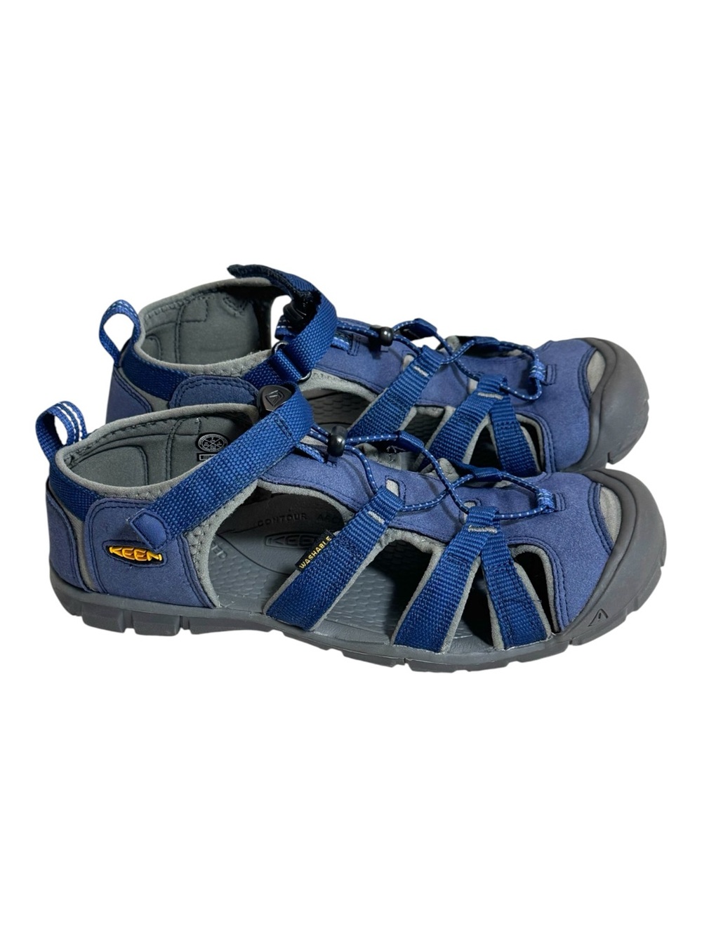 KEEN Seacamp II CNX Water Sandals Kids 7 / Fits Women 8.5 Blue Depths